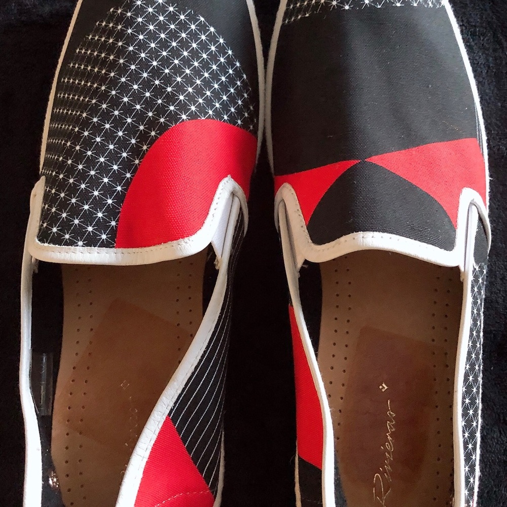 Rivieras Men Navy/Red Sneakers Size 43